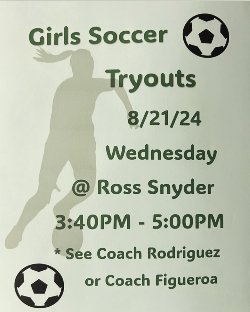 soccer tryouts